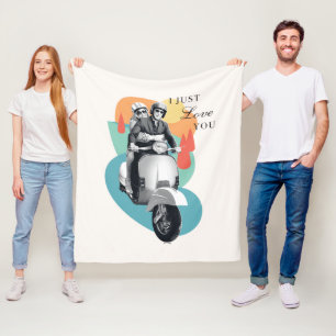 "I Just Love You" Tanya & Greg - The White Lotus Fleece Blanket