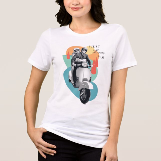 "I Just Love You" Tanya & Greg - The White Lotus Tri-Blend Shirt (Front)