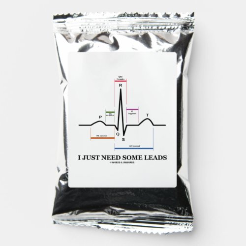 I Just Need Some Leads ECG EKG Medical Humor Coffee Drink Mix