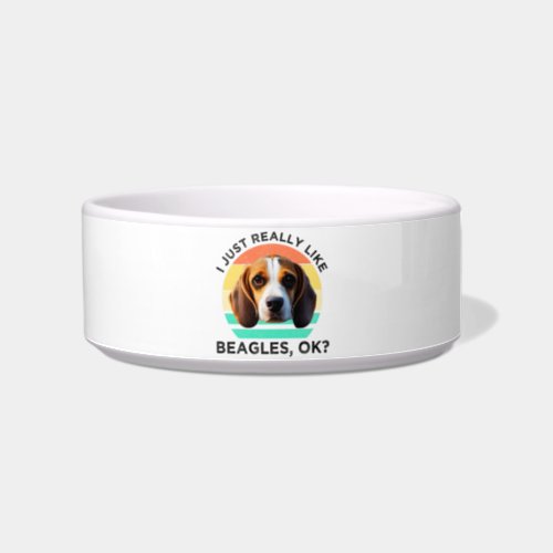 I Just Really Like Beagles OK Bowl