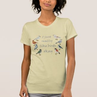 I Just Really Like Birds OK T-Shirt Birdwatcher