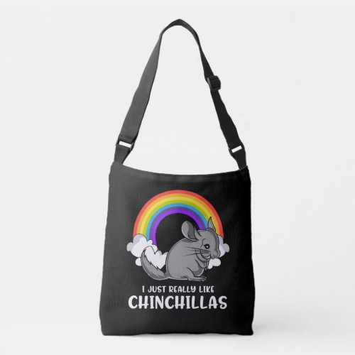 I Just Really Like Chinchillas Cute Pet Crossbody Bag