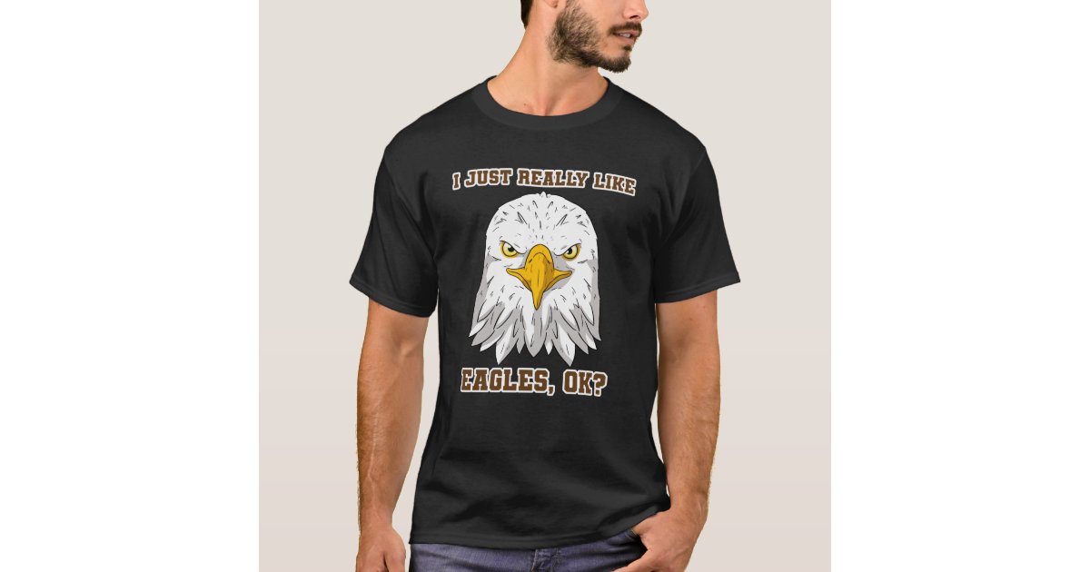 I Love Eagles Funny American Bald Eagle Lover Bird Shirt