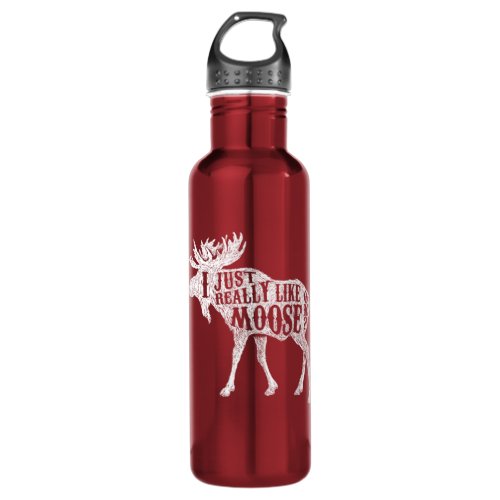 I Just Really Like Moose OK Stainless Steel Water Bottle