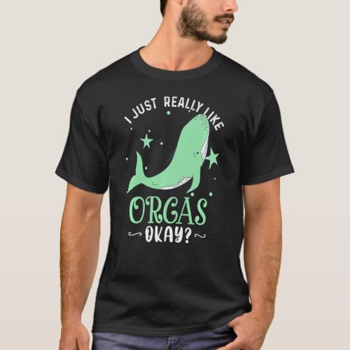 I Just Really Like Orcas Ok  Orca  Xmas  Swea T_Shirt