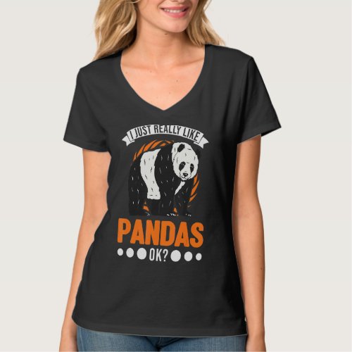 I Just Really Like Pandas T_Shirt