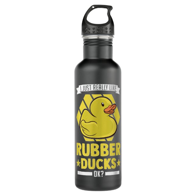 I just really like Rubber Ducks Stainless Steel Water Bottle (Front)