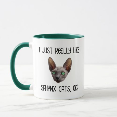 I Just Really Like Sphynx Cats Ok Mug