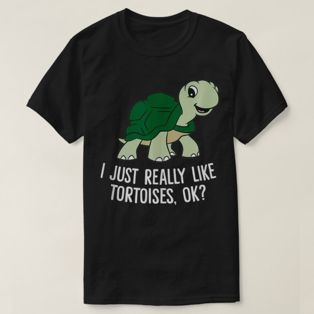 I Just Really Like Tortoises Ok Cute Tortoise Tank (Design Front)