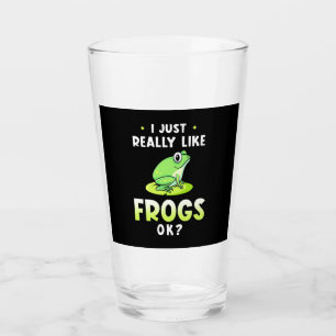 I Just Really Likes Frogs Glass