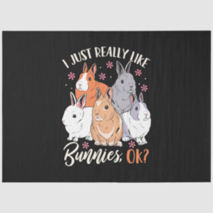 I Just Really Likes Rabbits Tissue Paper