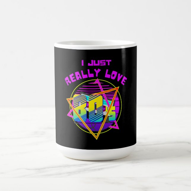 I JUST REALLY LOVE 80s Coffee Mug (Center)