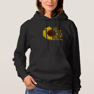 I Just Really Love Budgerigars Women Men Bird Sunf Hoodie
