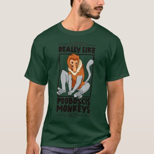 I just really love Proboscis Monkeys T_Shirt
