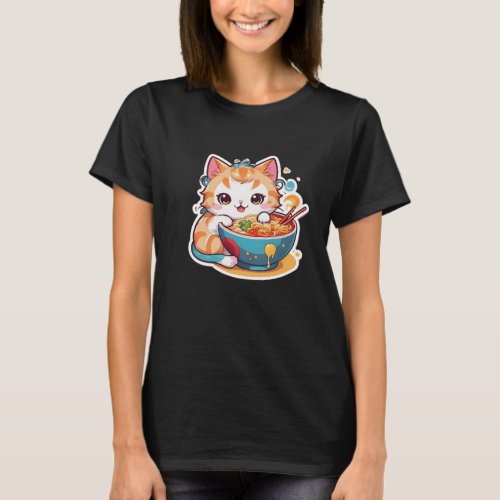 I Just Really Love Ramen Kitten Tshirt