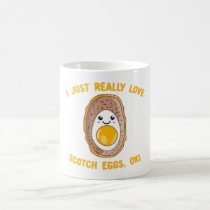 I Just Really Love Scotch Eggs, Ok! Kawaii Scotch Coffee Mug