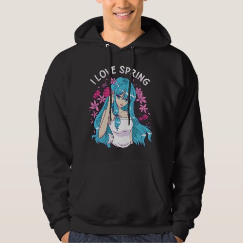I Just Realy Love Spring Japanese Film Anime Hoodie