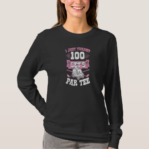 I Just Turned 100 Let's Par Golf Cart 100th Birthd T-Shirt