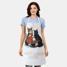 I JUST WANNA COOK CATS AND COOKING LOVERS