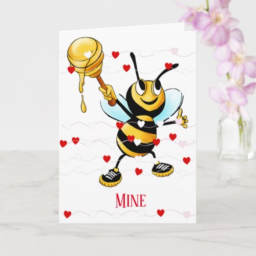 I just wannabe close to you choco bee card