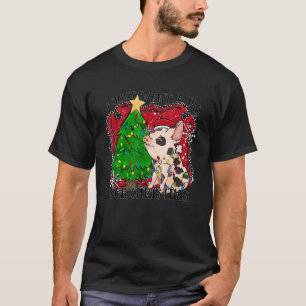 I Just Want A Pig For Christmas Holiday Tree Pigle T-Shirt