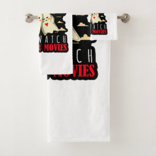 I Just Want To Cuddle And Watch Horror Movies Bath Towel Set
