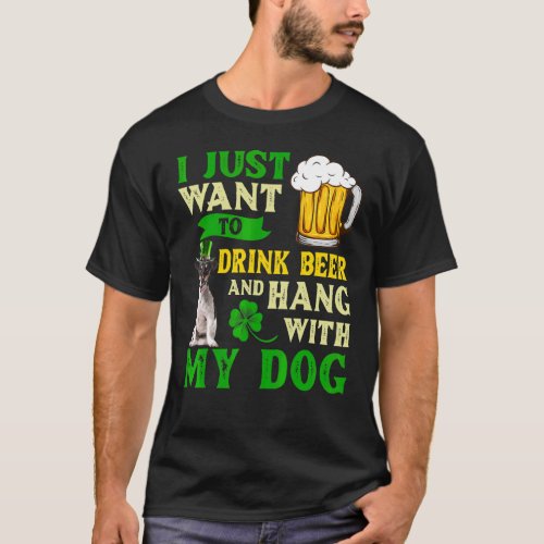 I Just Want To Drink Beer And Hang My Jack Russell T_Shirt