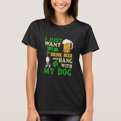 I Just Want To Drink Beer And Hang With My Rat Ter T_Shirt