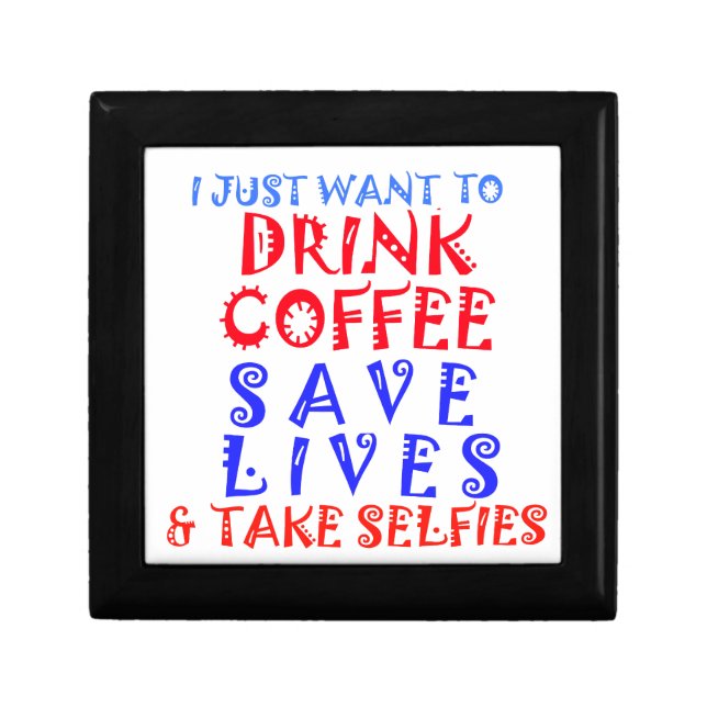 I Just want to drink coffee Gift Box (Front)