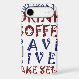 I Just want to drink coffee Save lives iPhone 17 Air Case