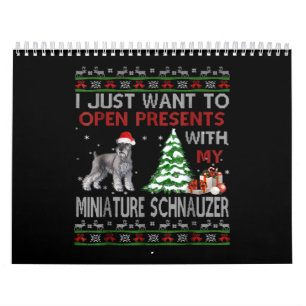 I Just Want To Open Presents With My Miniature Sch Calendar