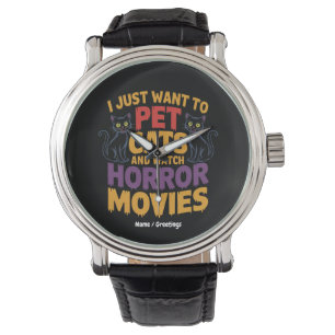 I Just Want To Pet Cats And Watch Horror Movies