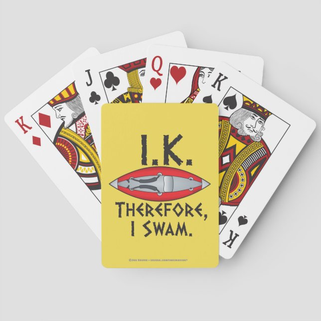 I.K. There Poker Cards (Back)