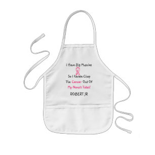 I karate Chop My Nana's Cancer Kids' Apron