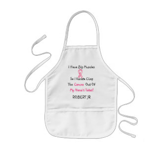 I karate Chop My Nana's Cancer Kids' Apron