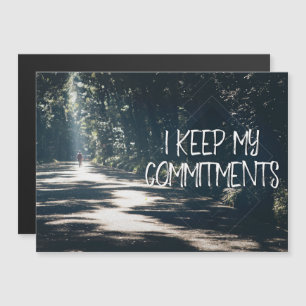 I Keep My Commitments Magnetic Invitation