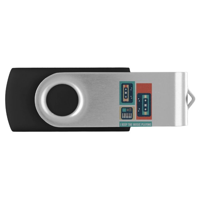 I keep the music playing Dj Gifts Flash Drive (Front)
