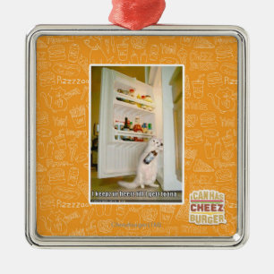 I keepz ur beerz metal ornament