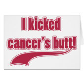 I Kicked Cancer's Butt (Front Horizontal)