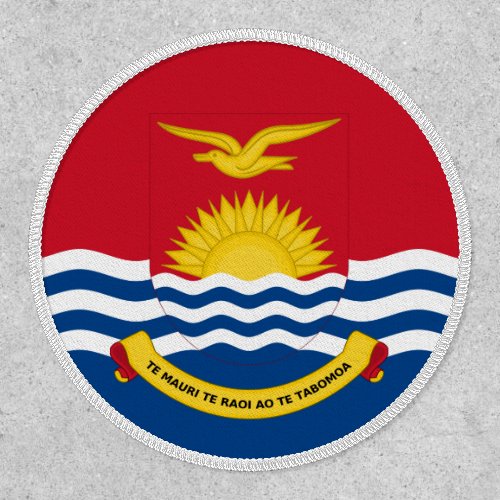 I_Kiribati Flag  Coat of Arms Flag of Kiribati Patch