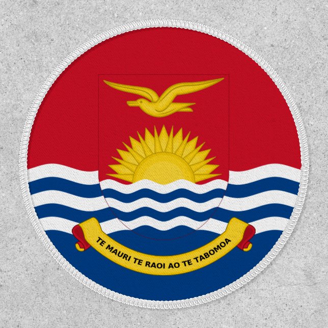 I-Kiribati Flag & Coat of Arms, Flag of Kiribati Patch (Front)