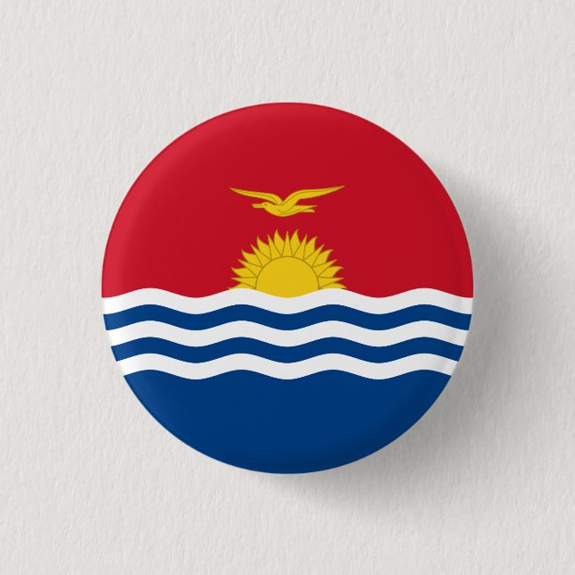 I-Kiribati Flag, Flag of Kiribati Button (Front)