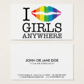 i kiss girls anywhere (Front & Back)