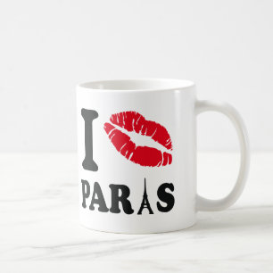 I kiss Paris Coffee Mug