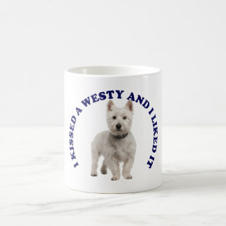 I Kissed a West Highland Terrier Coffee Mug