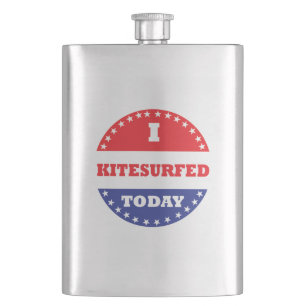 I Kitesurfed Today Flask