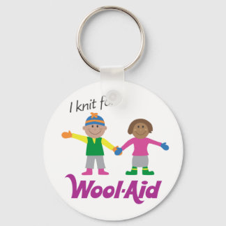 I Knit for Wool-Aid keychain