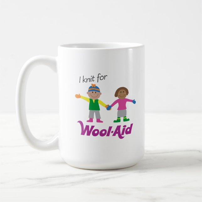 I Knit for Wool-Aid mug (Left)