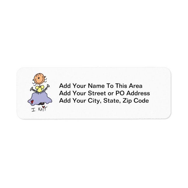 I Knit Label (Front)