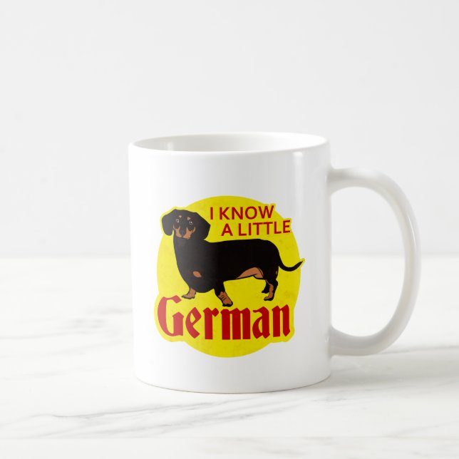 I Know A Little German Coffee Mug (Right)